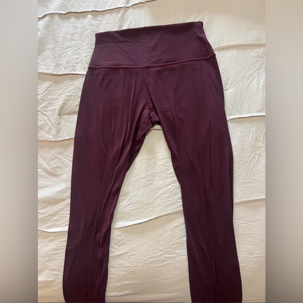 Lululemon Align Leggings 25” in Red Merlot